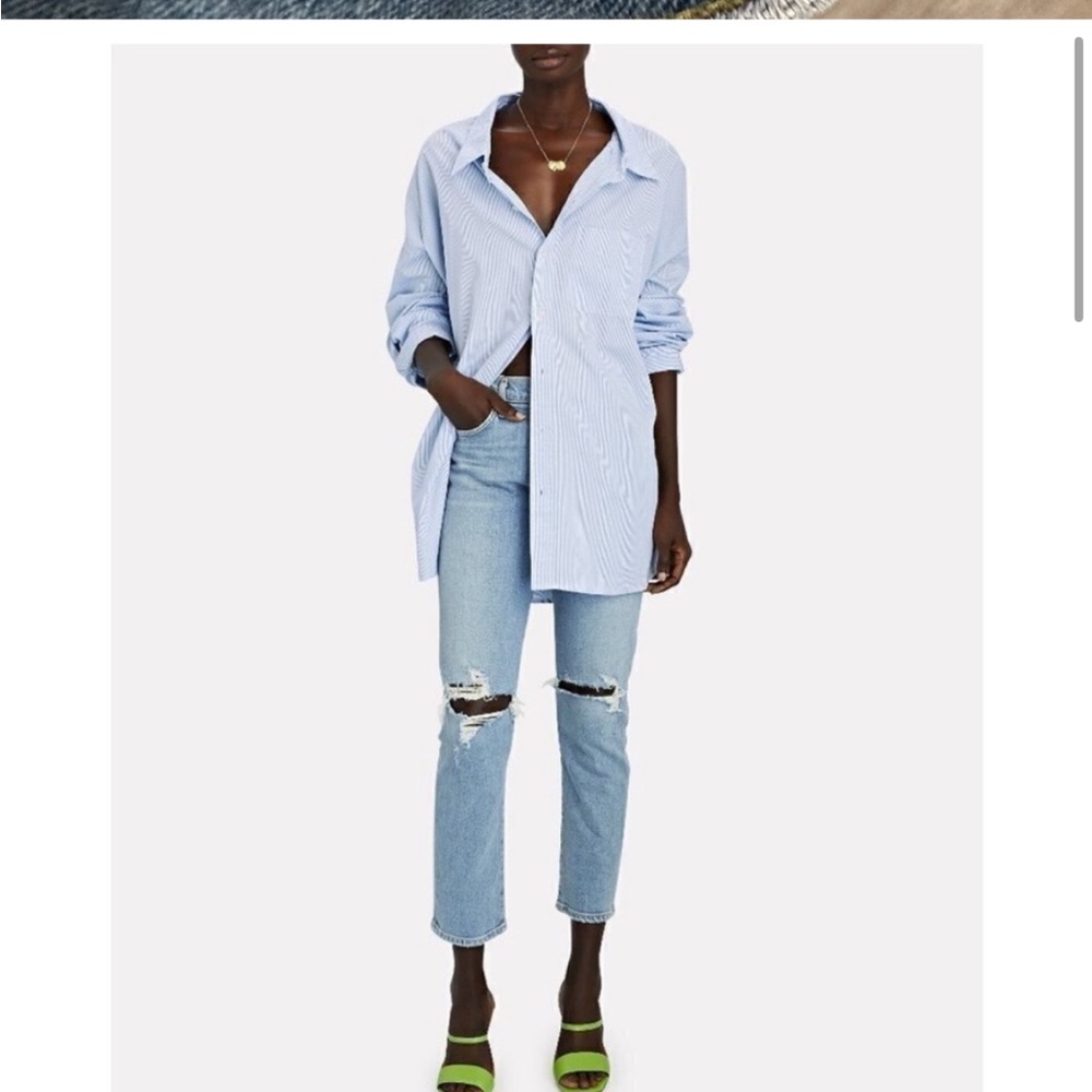 Agolde Toni Mid Rise Slim Ankle Jeans